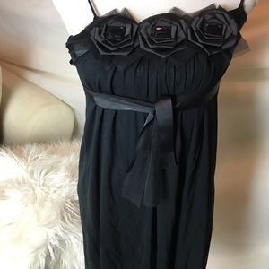 NWT Stylebiz Black Soft Rayon Lined Dress - Large